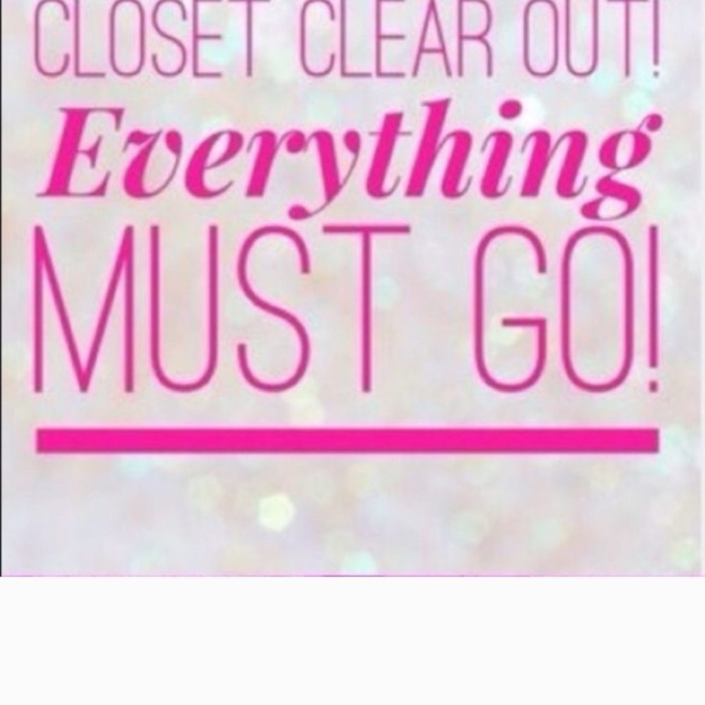 Pink and White Sale Announcement